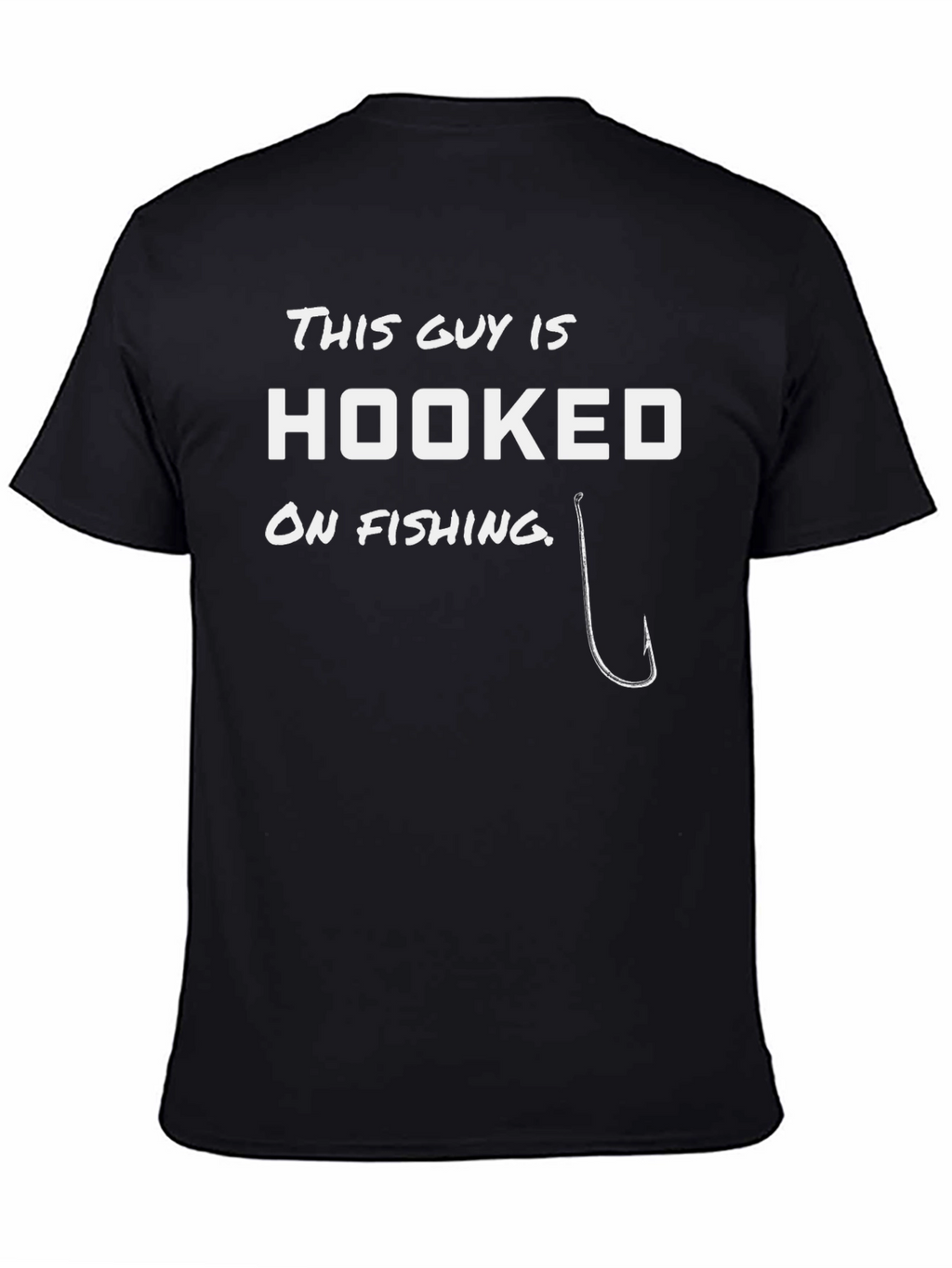 Hooked On Fishing Graphic Tee - Angler Gift