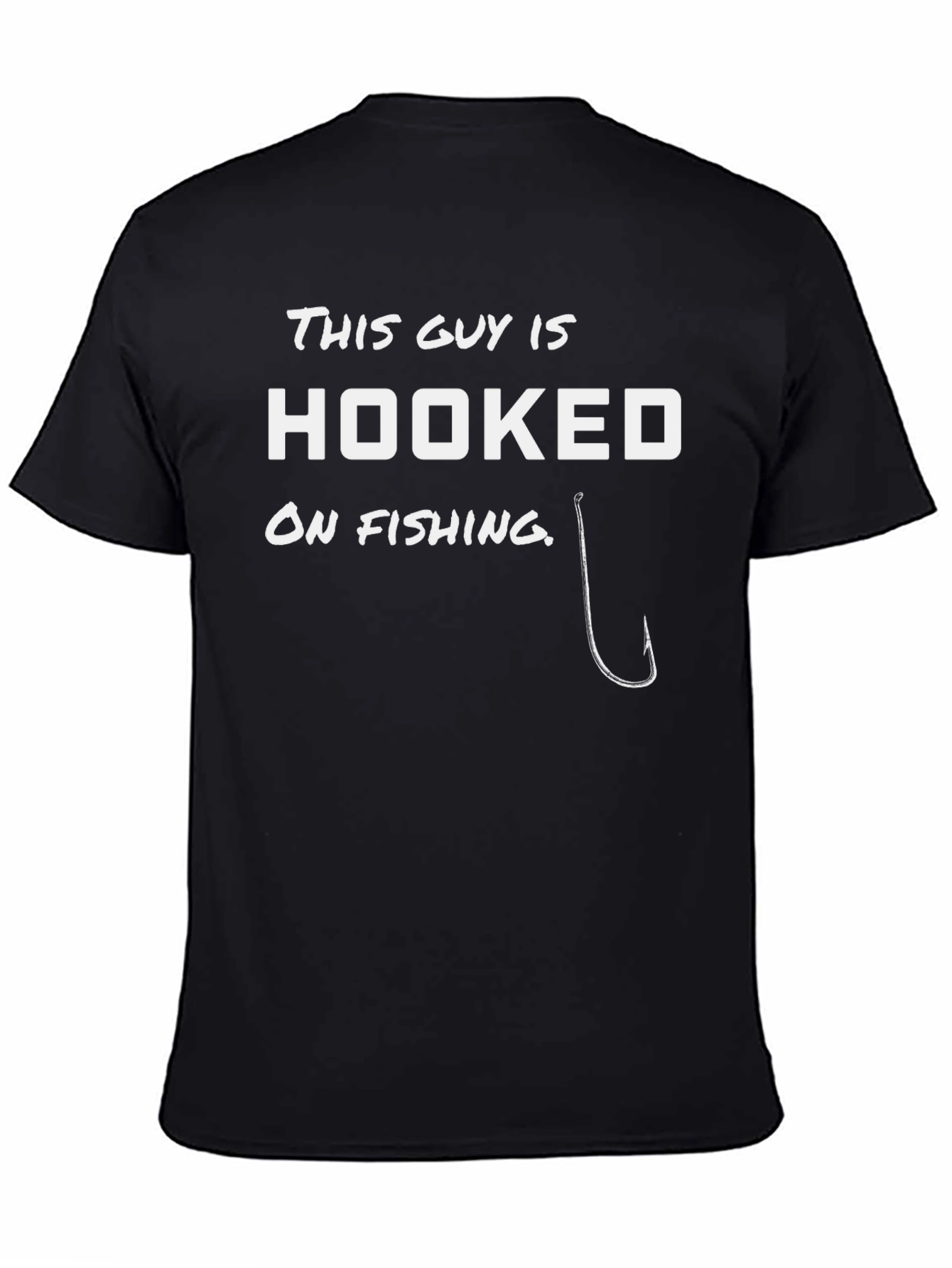 Hooked On Fishing Graphic Tee - Angler Gift