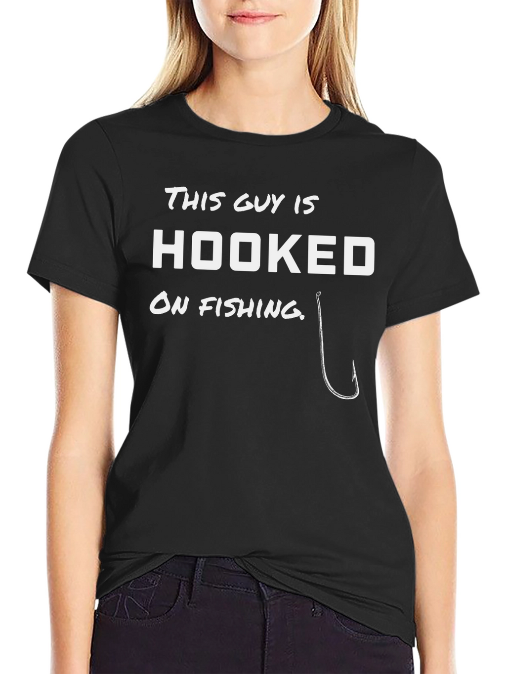 Hooked On Fishing Graphic Tee - Angler Gift