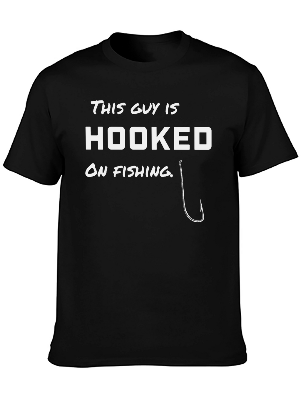 Hooked On Fishing Graphic Tee - Angler Gift