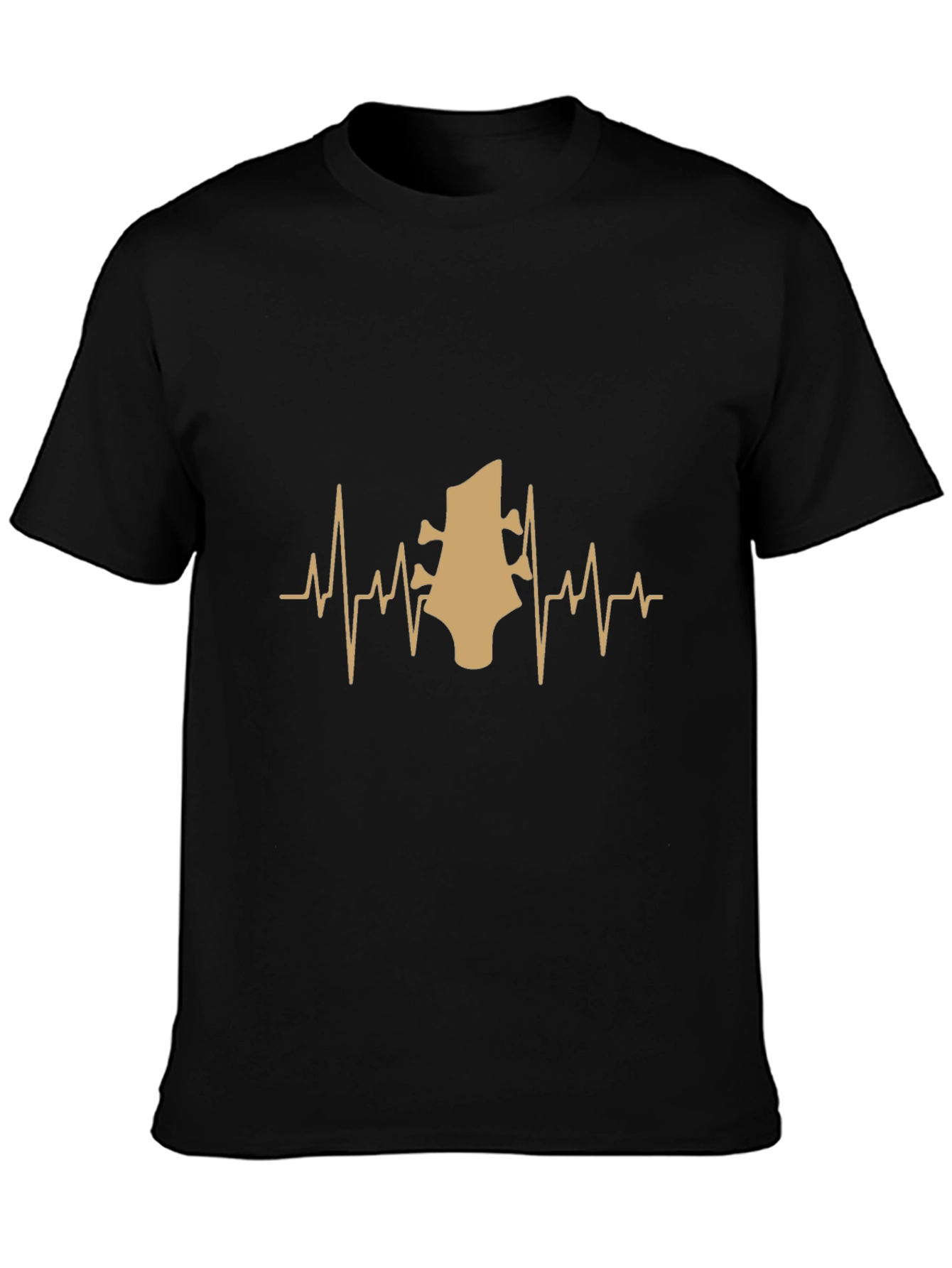 Guitar Heartbeat T-Shirt - Musician Style