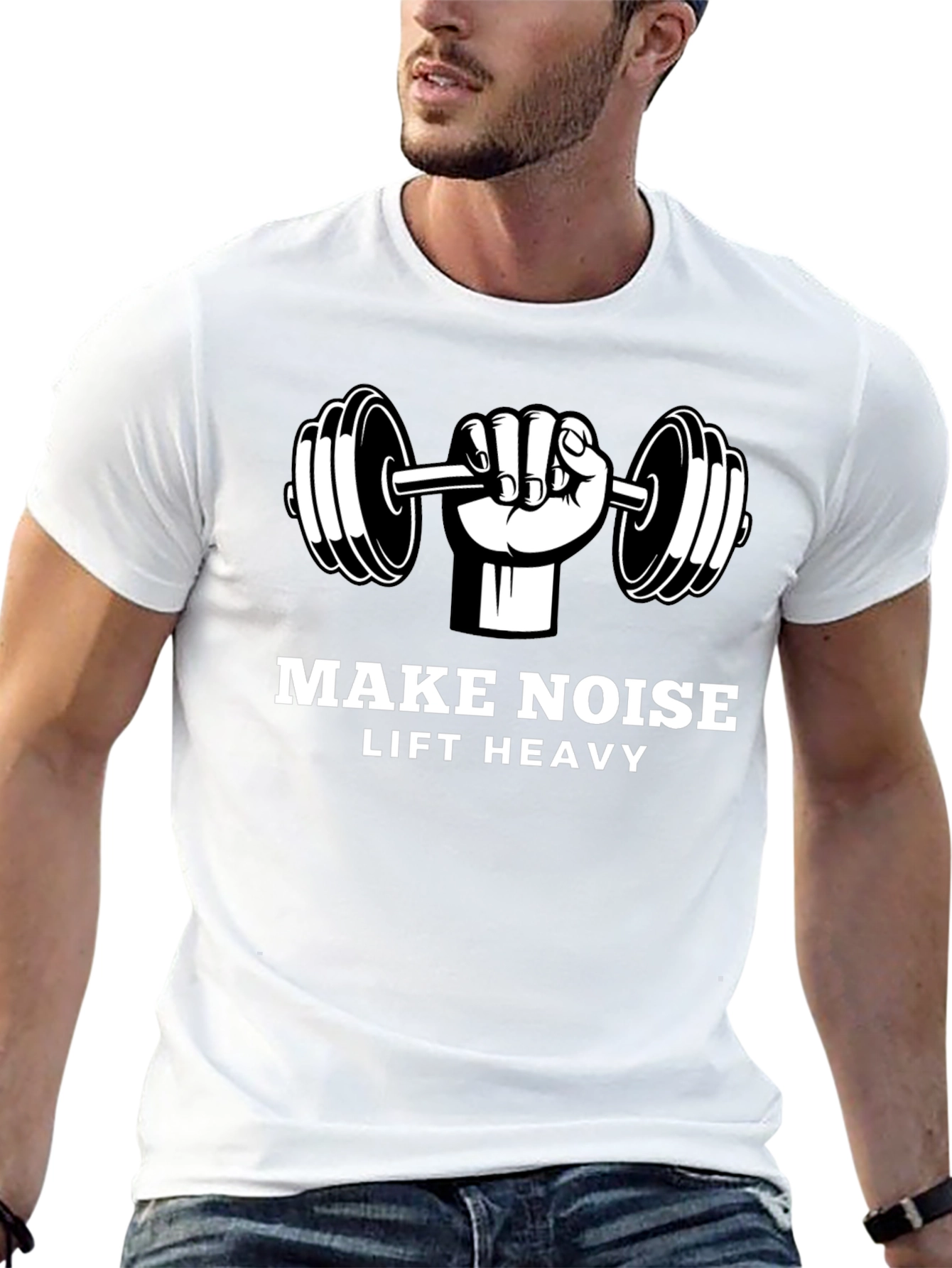 Make Noise Lift Heavy Gym T-Shirt