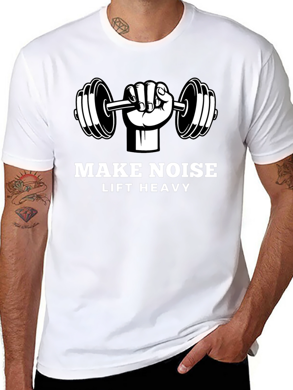 Make Noise Lift Heavy Gym T-Shirt