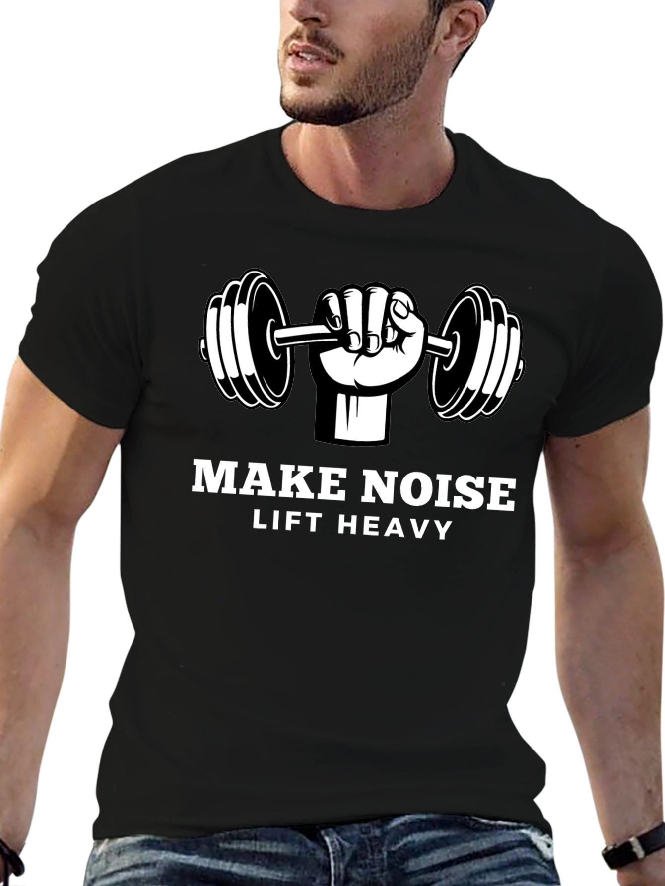 Make Noise Lift Heavy Gym T-Shirt