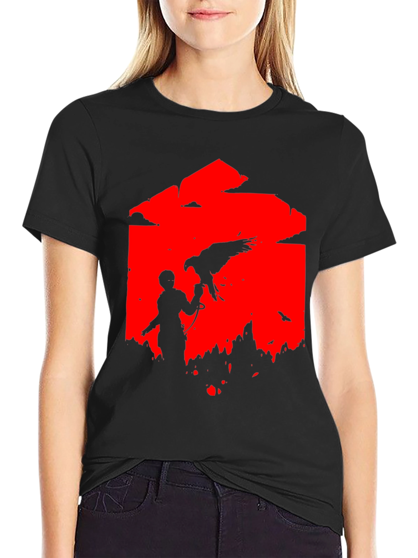 Falcon Training Graphic Tee - Black T-Shirt