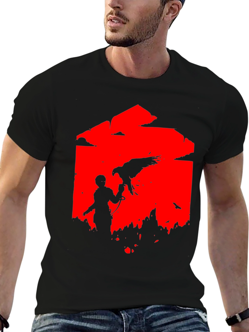 Falcon Training Graphic Tee - Black T-Shirt