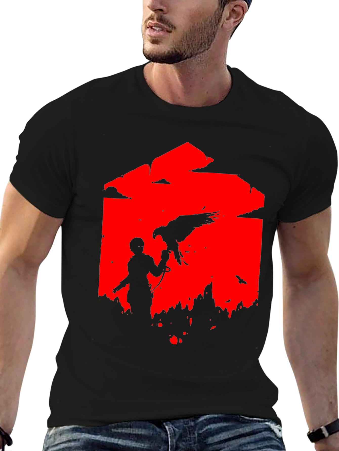 Falcon Training Graphic Tee - Black T-Shirt