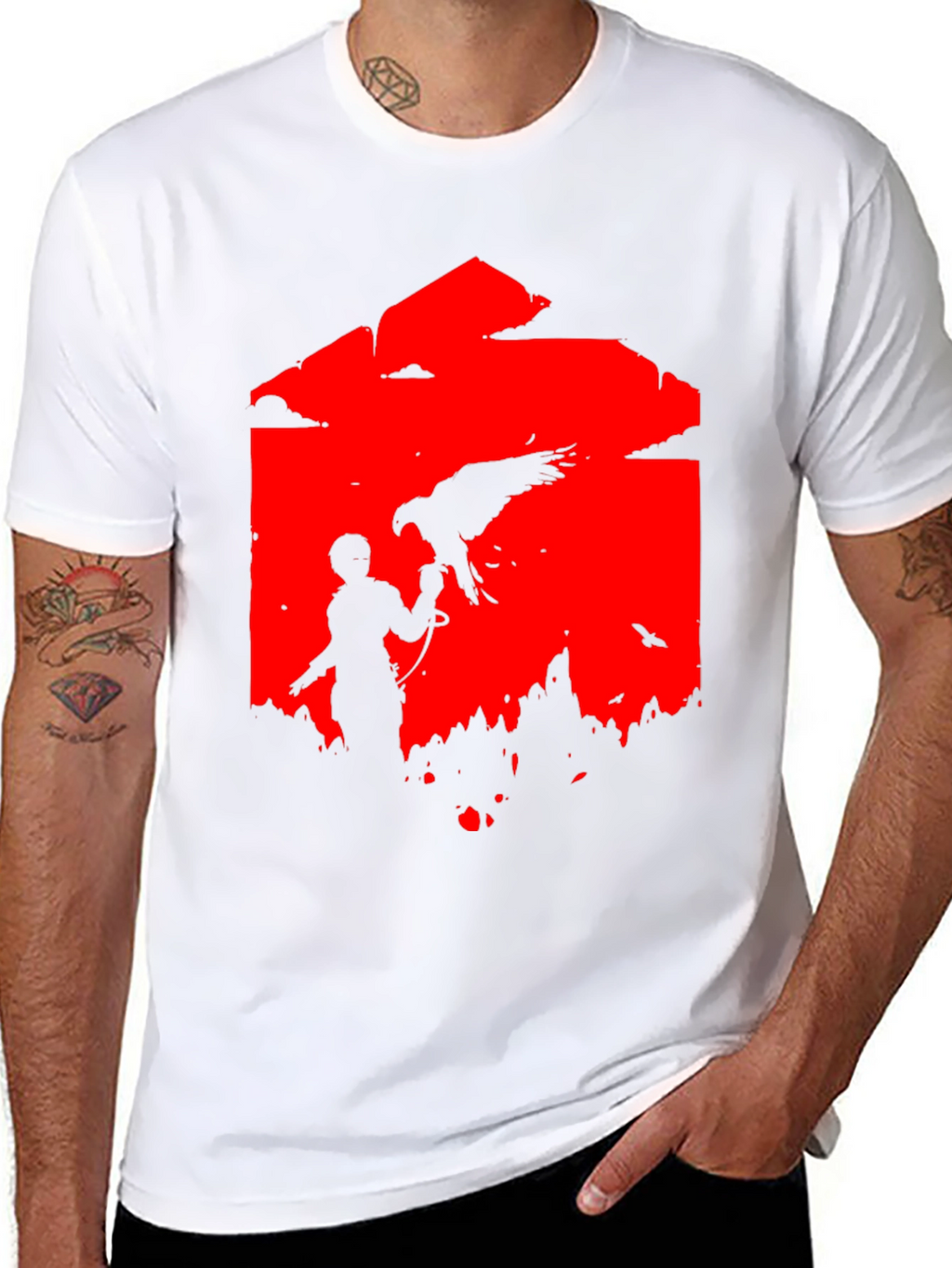 Falcon Training Graphic Tee - Black T-Shirt