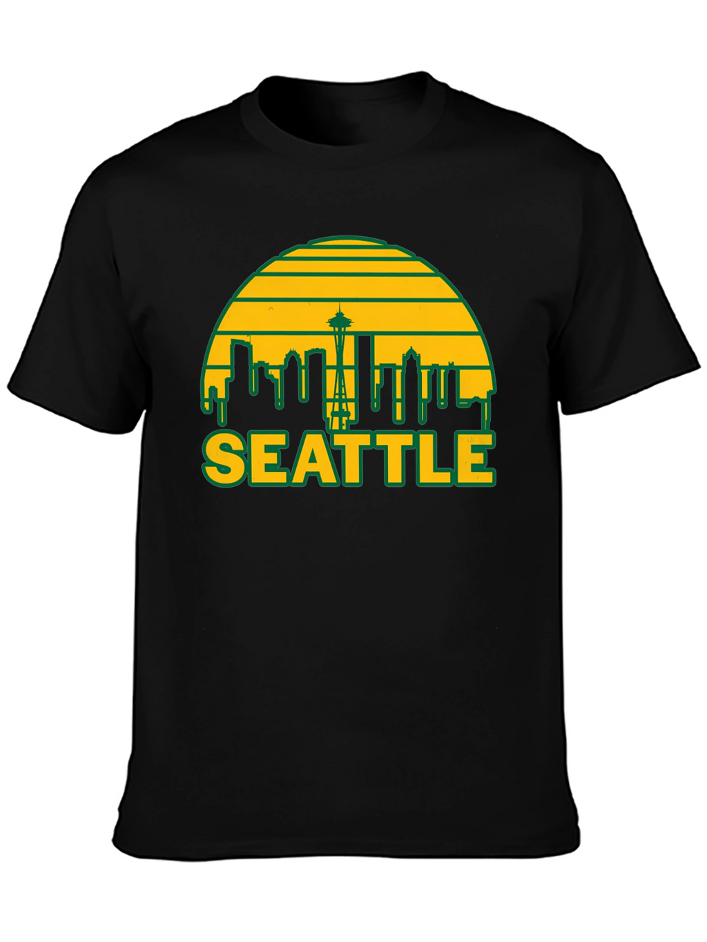 Seattle Skyline Graphic T-Shirt