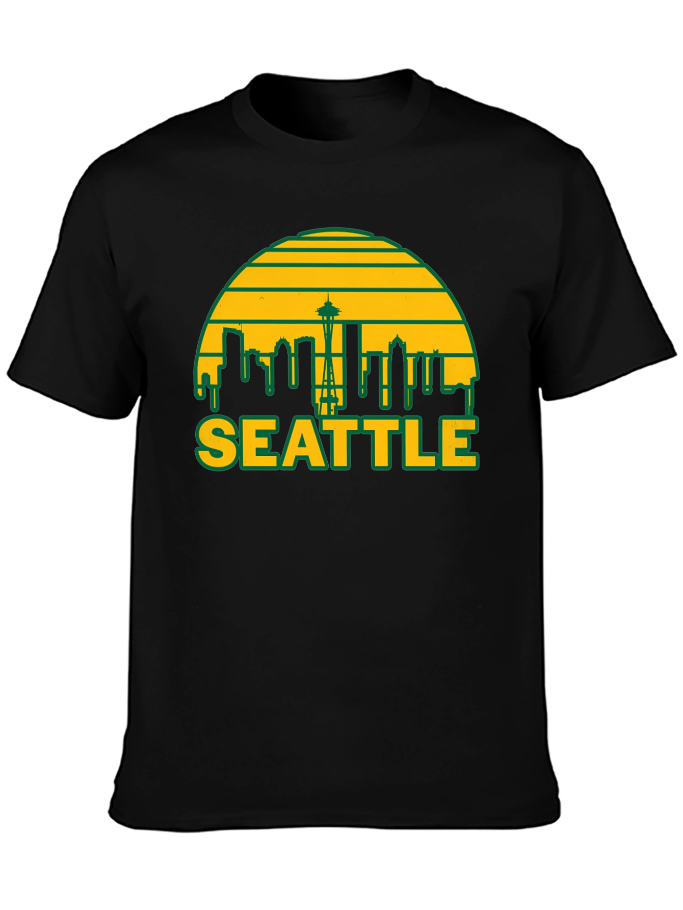 Seattle Skyline Graphic T-Shirt