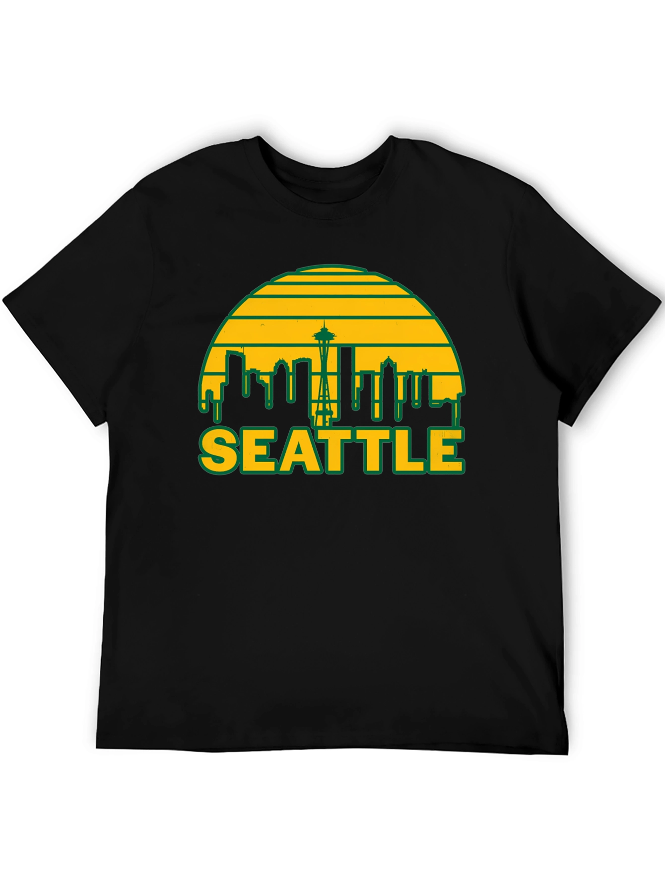 Seattle Skyline Graphic T-Shirt