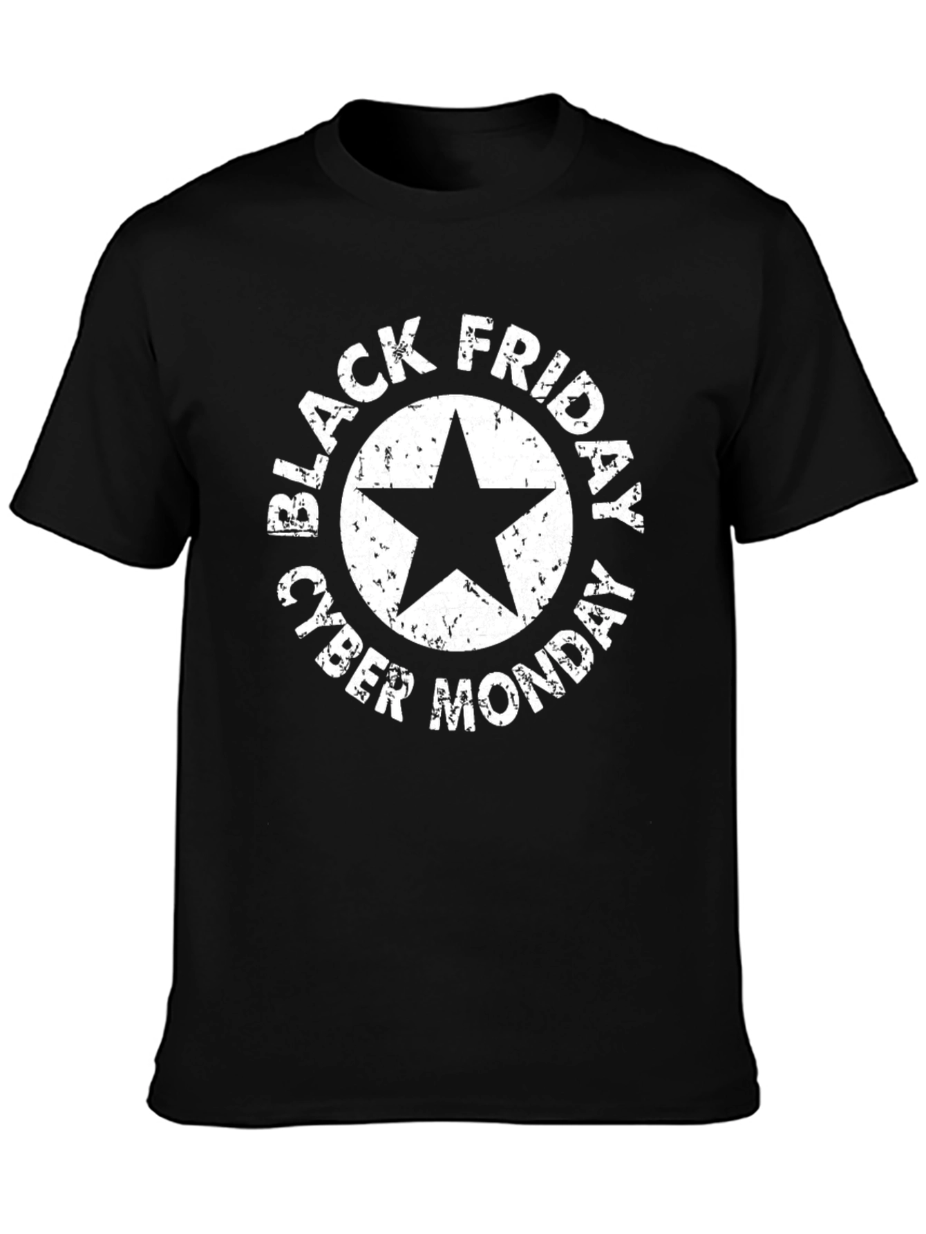 Black Friday Cyber Monday Star Graphic Tee