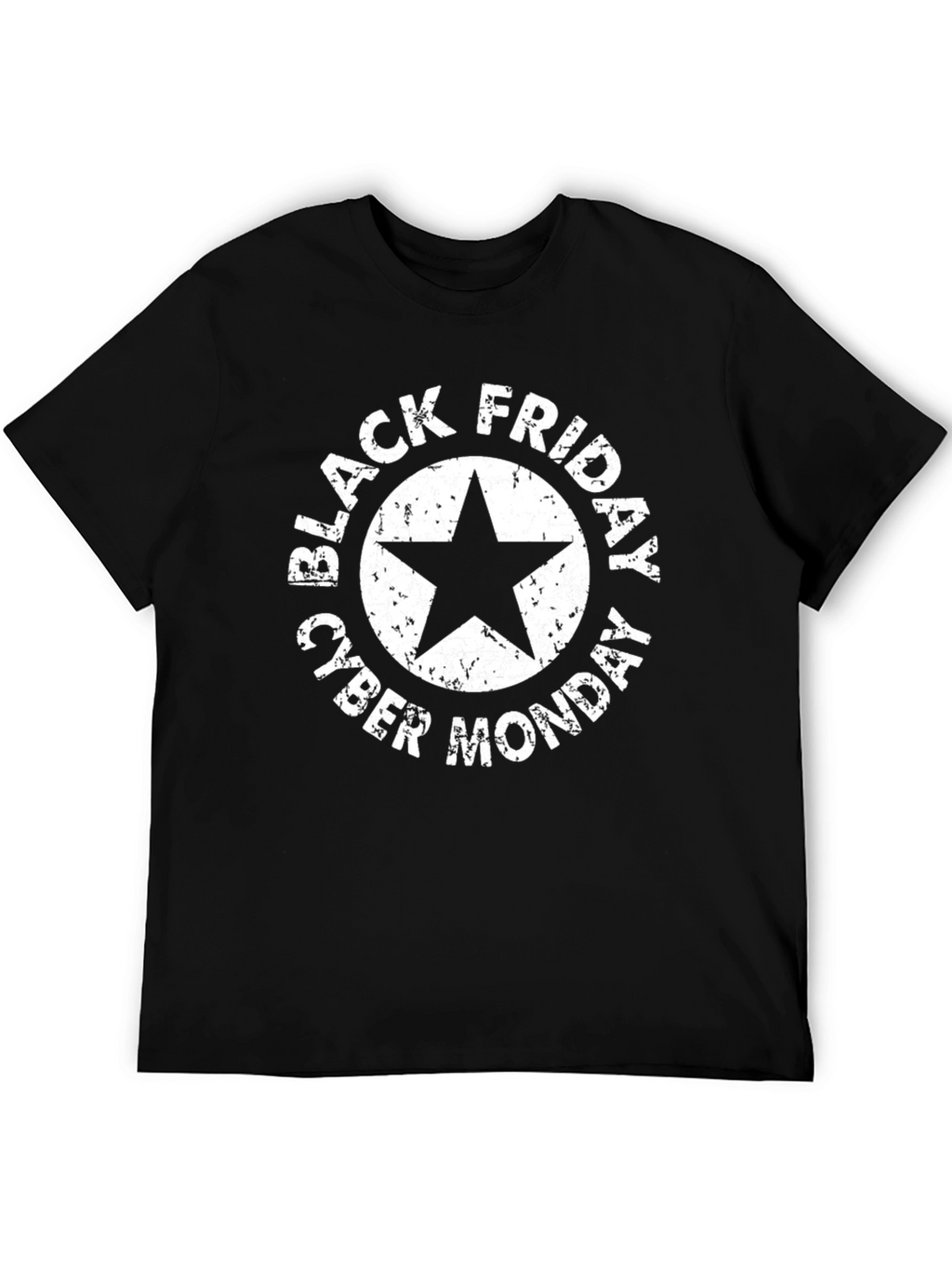 Black Friday Cyber Monday Star Graphic Tee