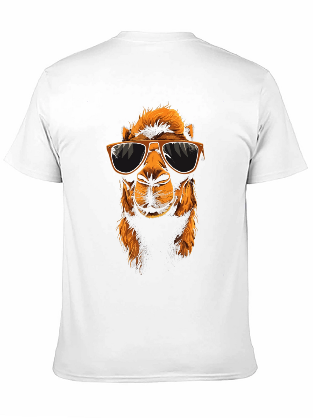 Cool Camel Graphic Tee - Black Cotton T-Shirt