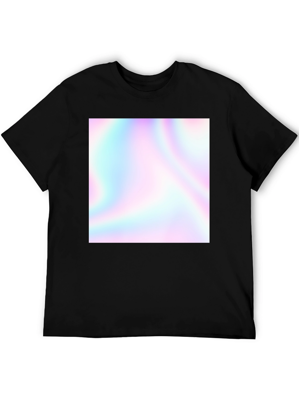 Holographic T-Shirt - Mens Black Short Sleeve Tee