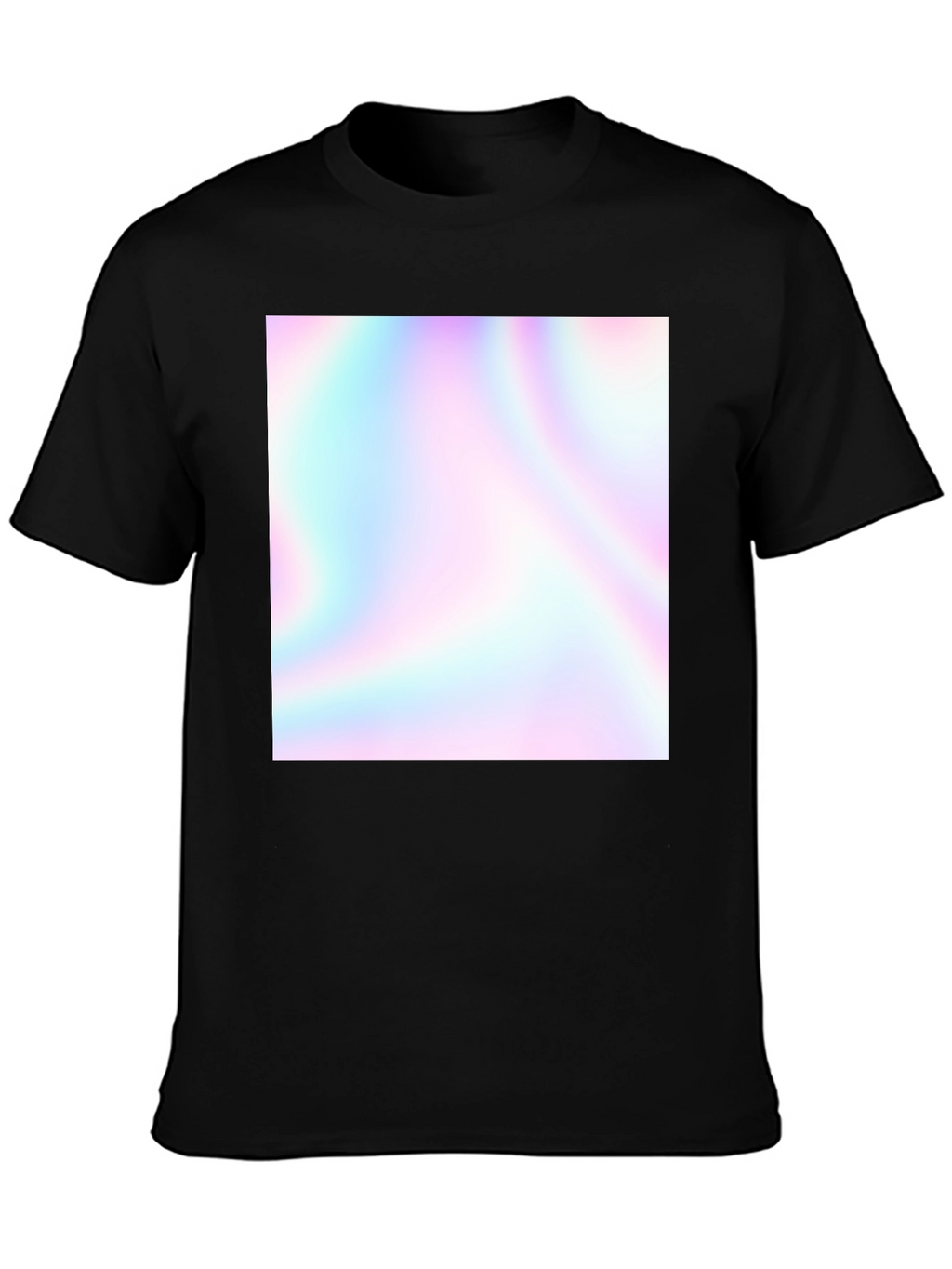Holographic T-Shirt - Mens Black Short Sleeve Tee