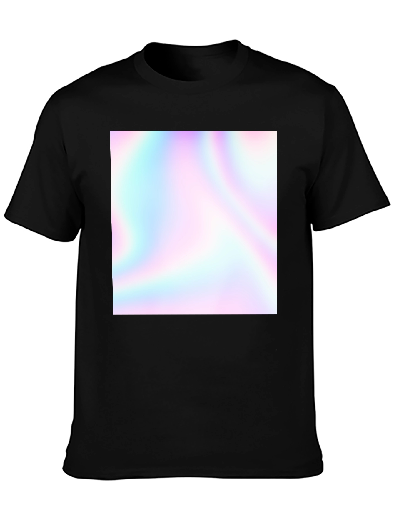 Holographic T-Shirt - Mens Black Short Sleeve Tee