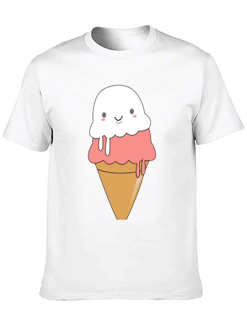 Cute Ice Cream Cone Graphic T-Shirt