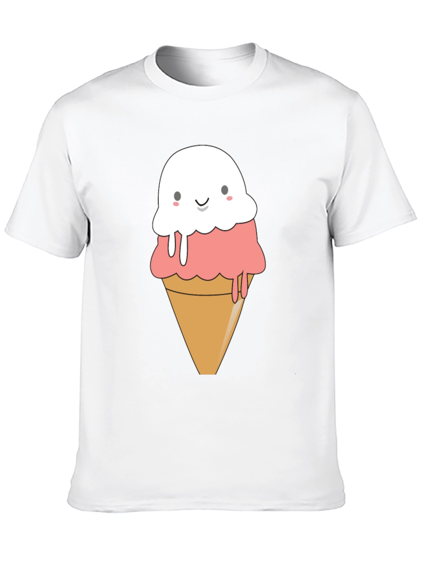 Cute Ice Cream Cone Graphic T-Shirt