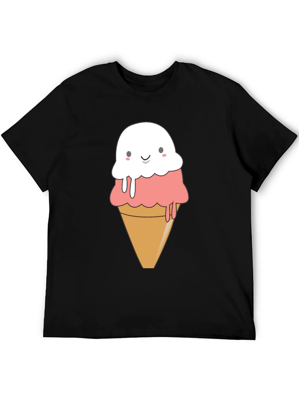 Cute Ice Cream Cone Graphic T-Shirt