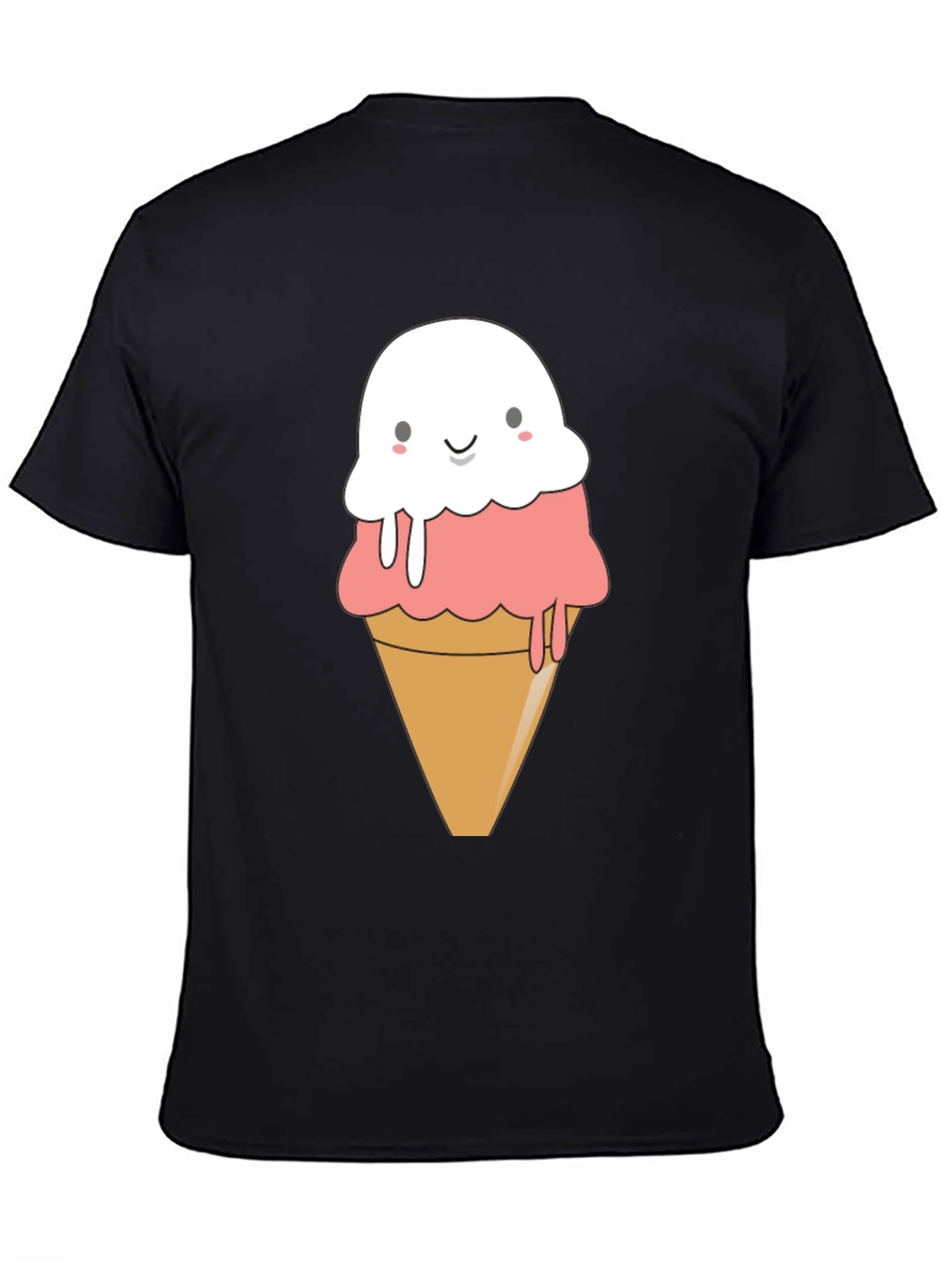 Cute Ice Cream Cone Graphic T-Shirt
