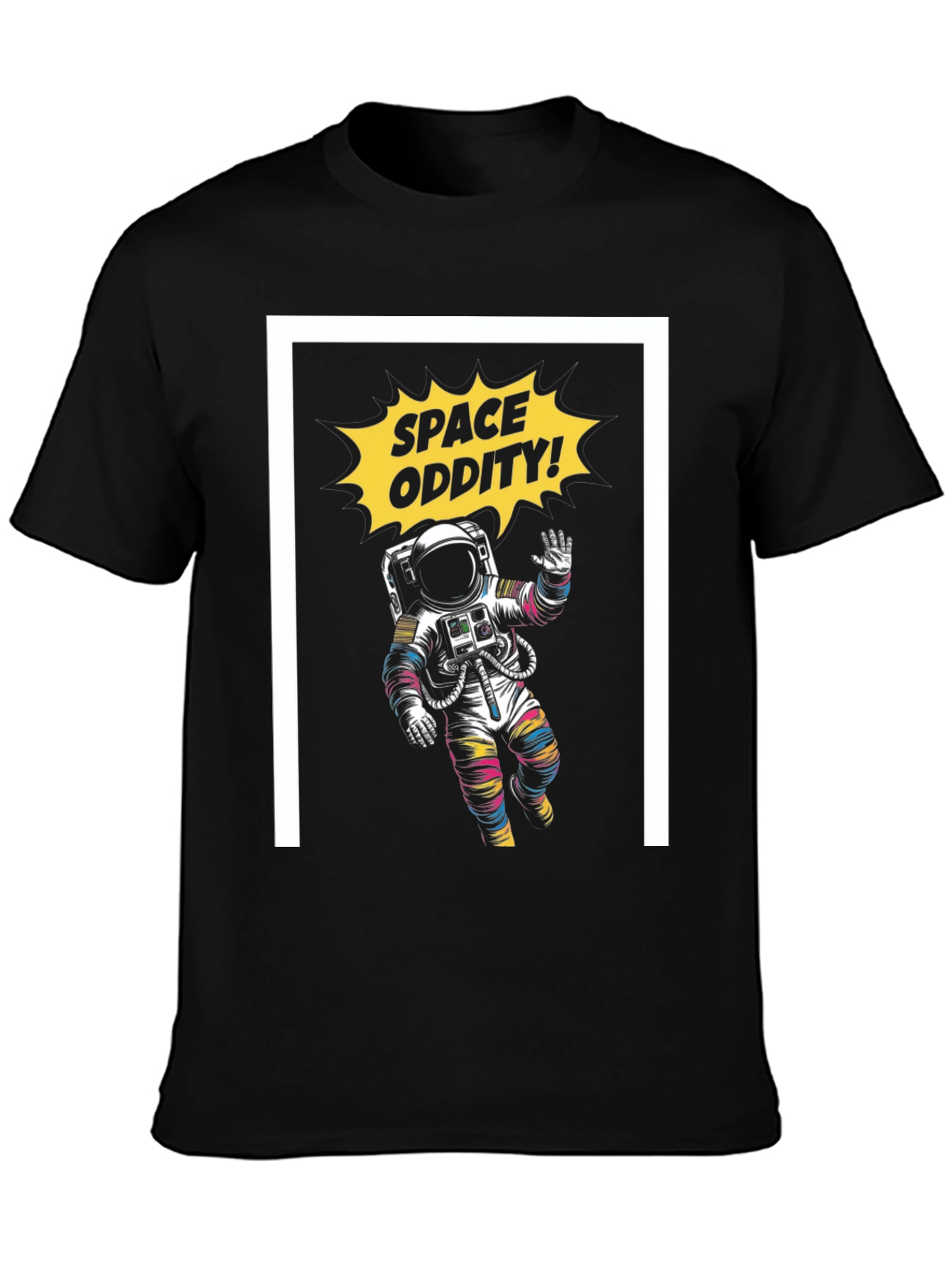 Space Oddity Graphic Tee - Black T-Shirt