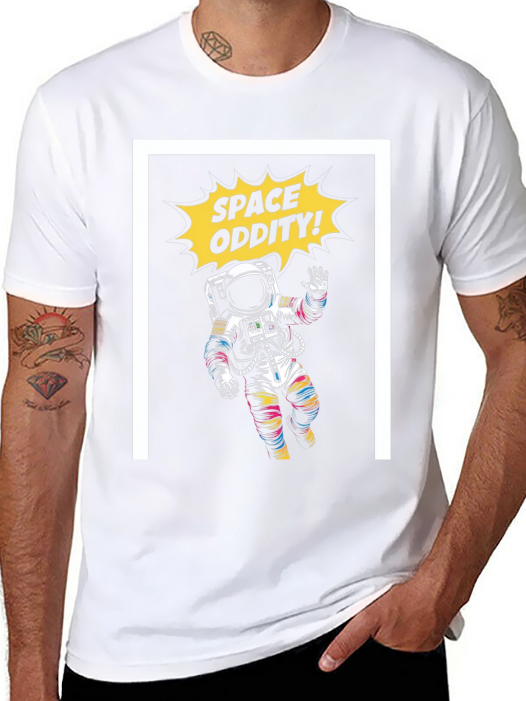 Space Oddity Graphic Tee - Black T-Shirt