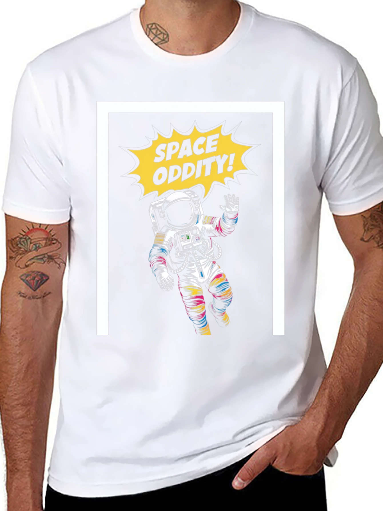 Space Oddity Graphic Tee - Black T-Shirt