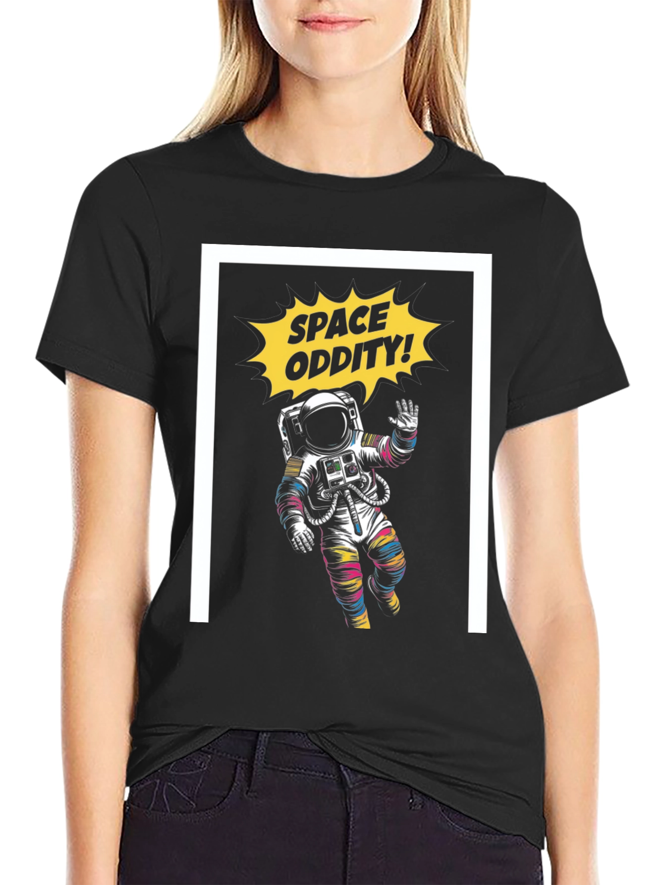 Space Oddity Graphic Tee - Black T-Shirt