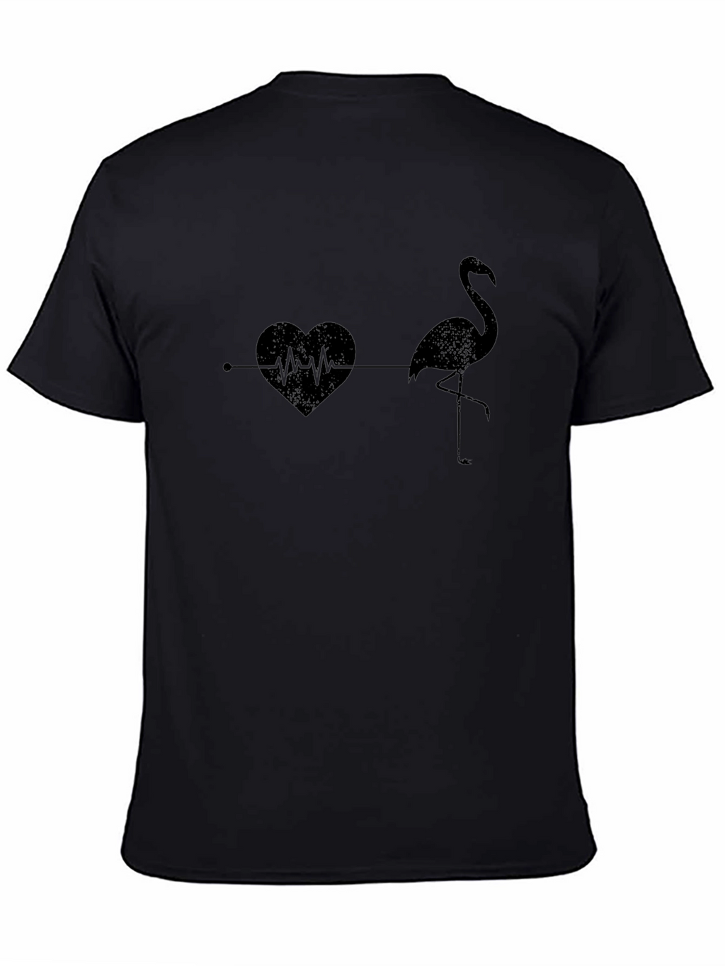 Flamingo Heartbeat T-Shirt - Stylish Graphic Tee