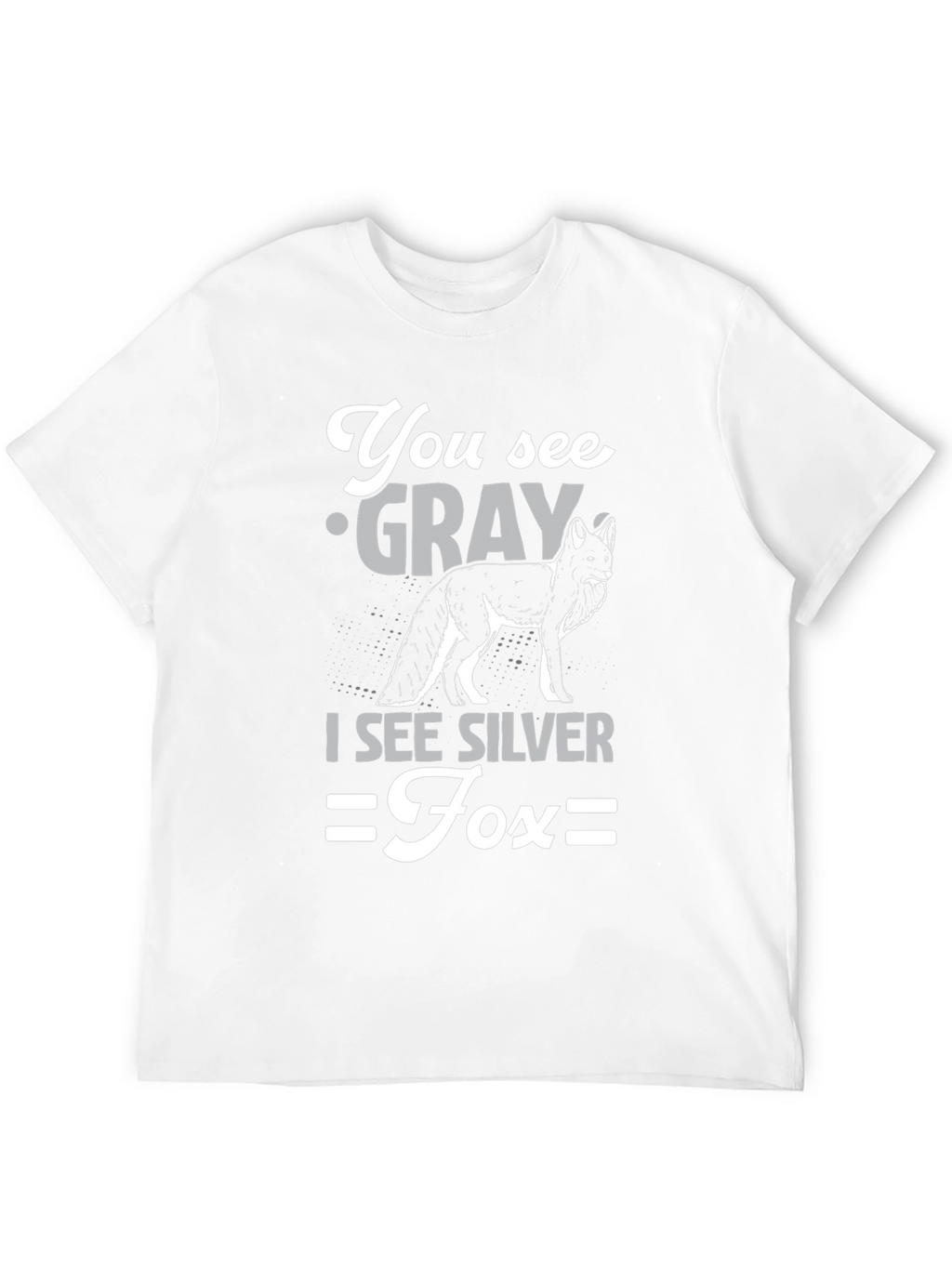 Silver Fox Graphic T-Shirt - Unisex Cotton Tee