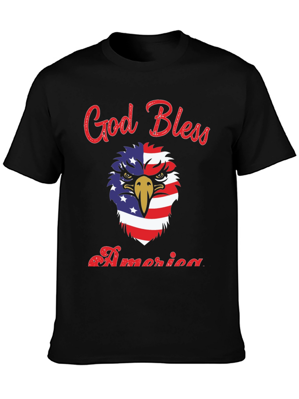 God Bless America Eagle Graphic Tee