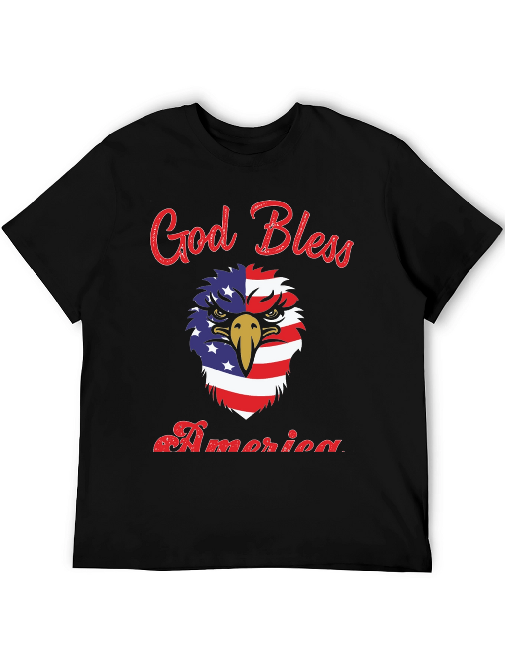 God Bless America Eagle Graphic Tee