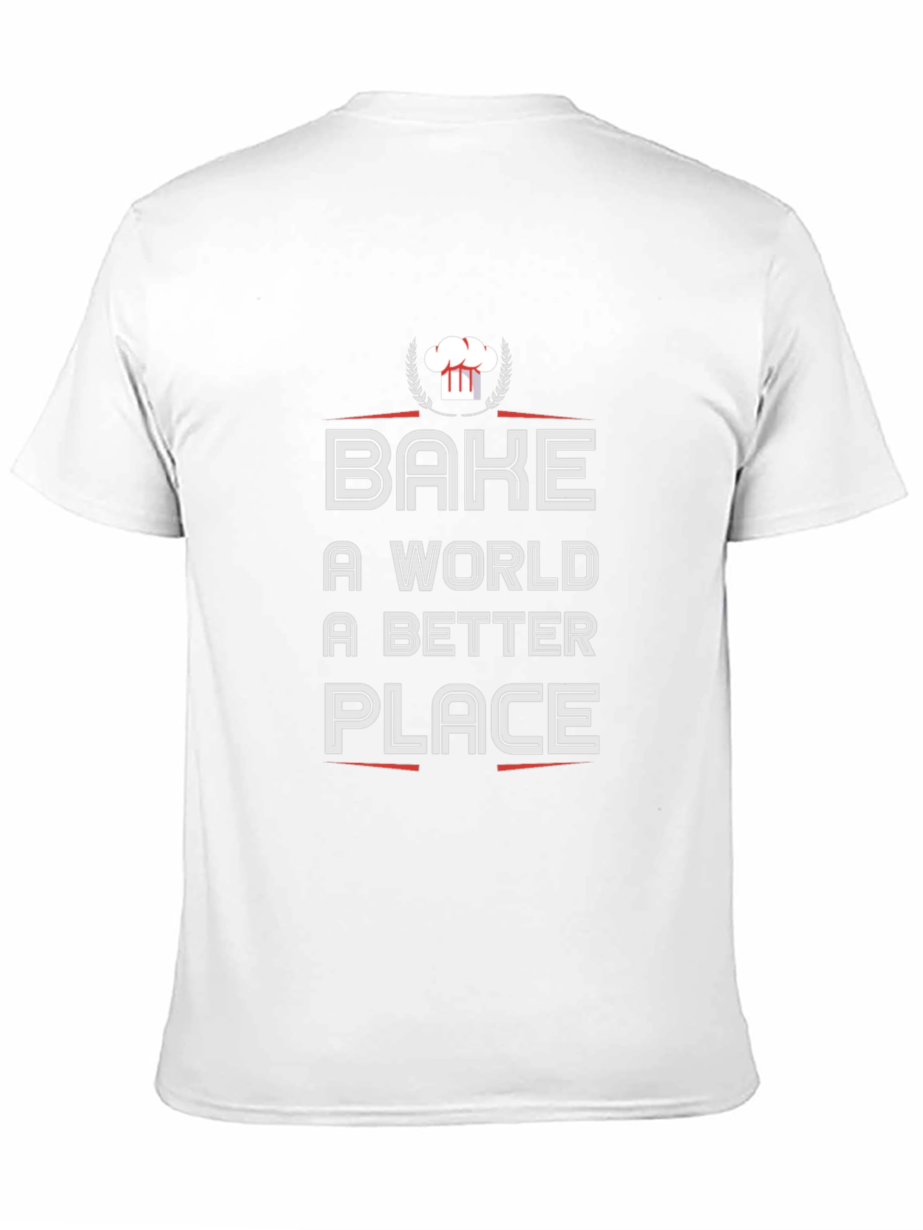 Bake a World Better Place Black T-Shirt