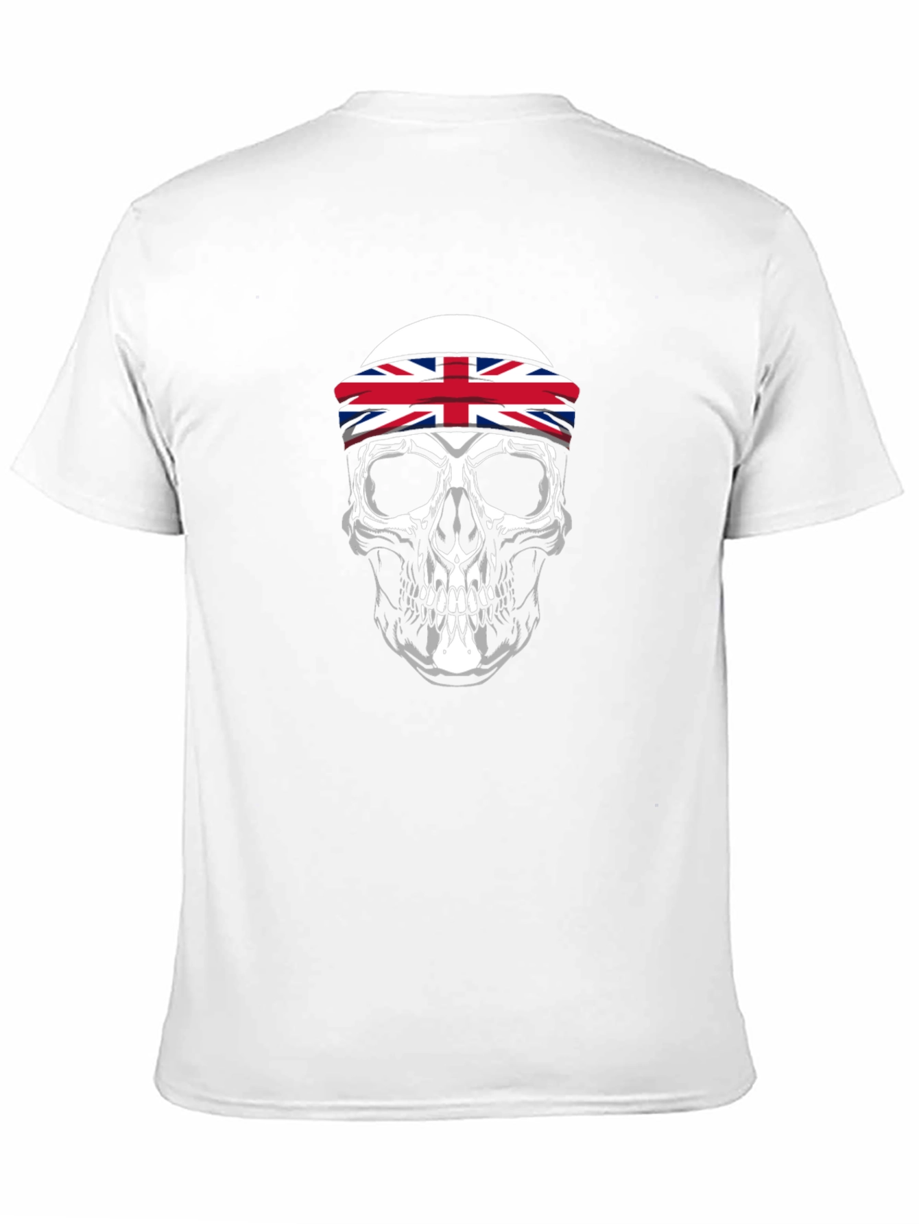 Skull UK Flag Headband Mens T-Shirt