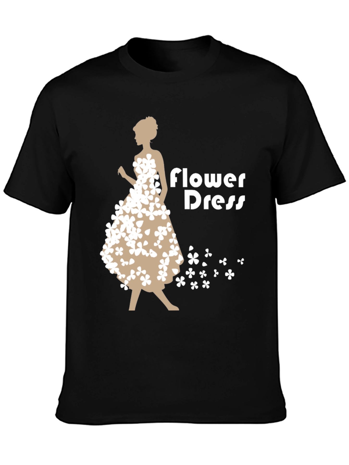 Flower Dress Graphic T-Shirt