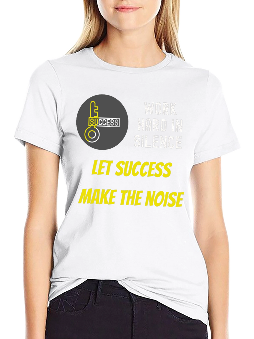 Work Hard in Silence Graphic Tee