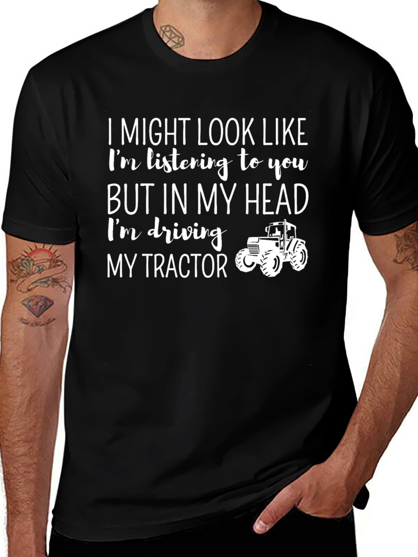 Funny Tractor Driver T-Shirt