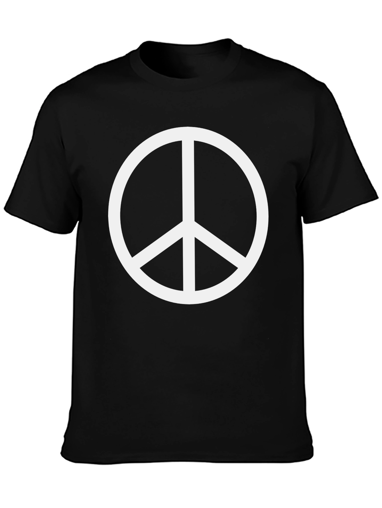 Peace Sign Black T-Shirt