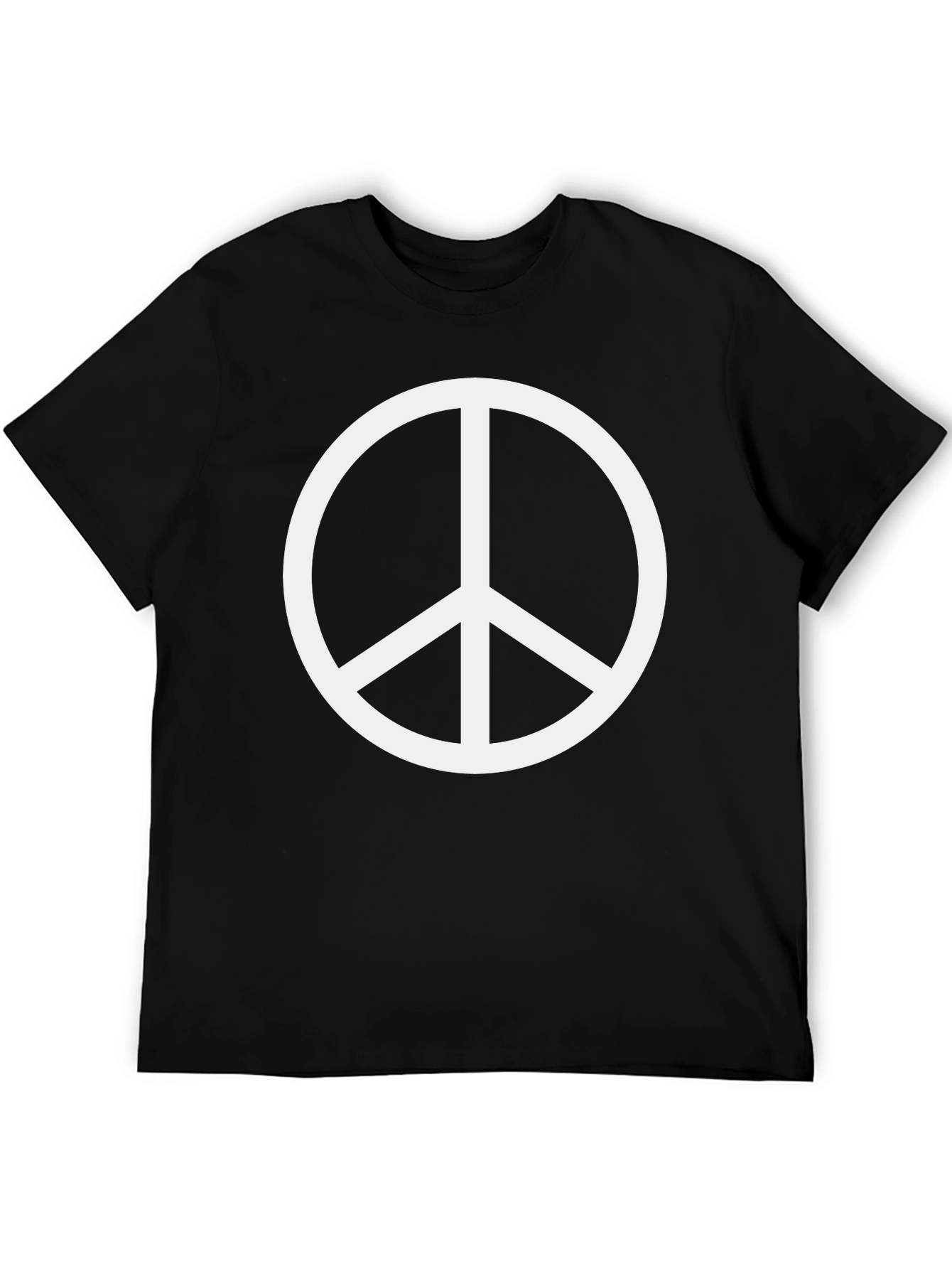 Peace Sign Black T-Shirt
