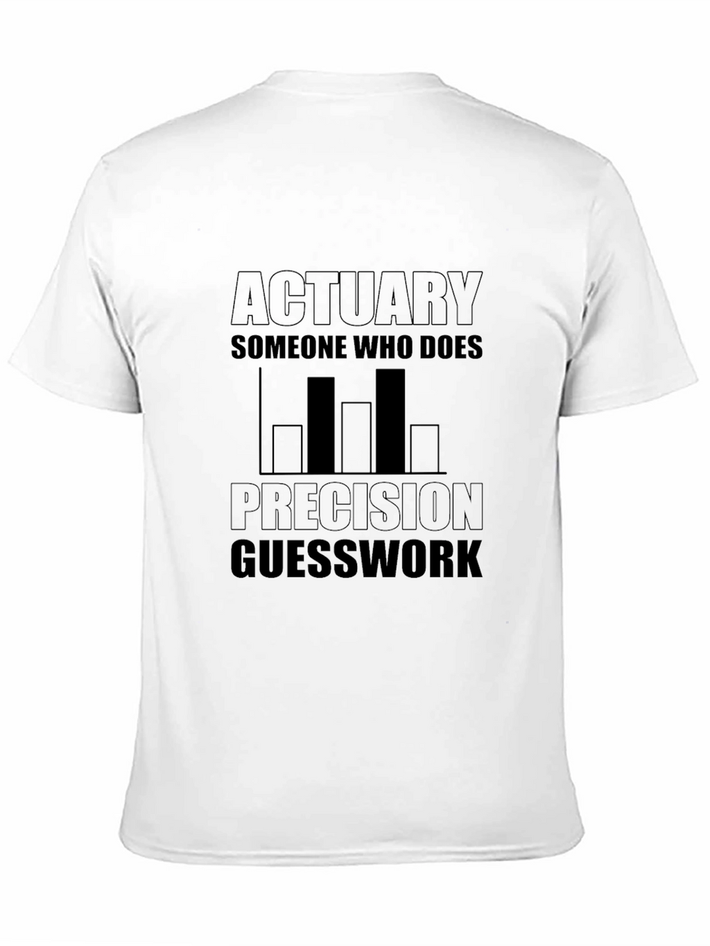 Actuary Precision Guesswork Black T-Shirt