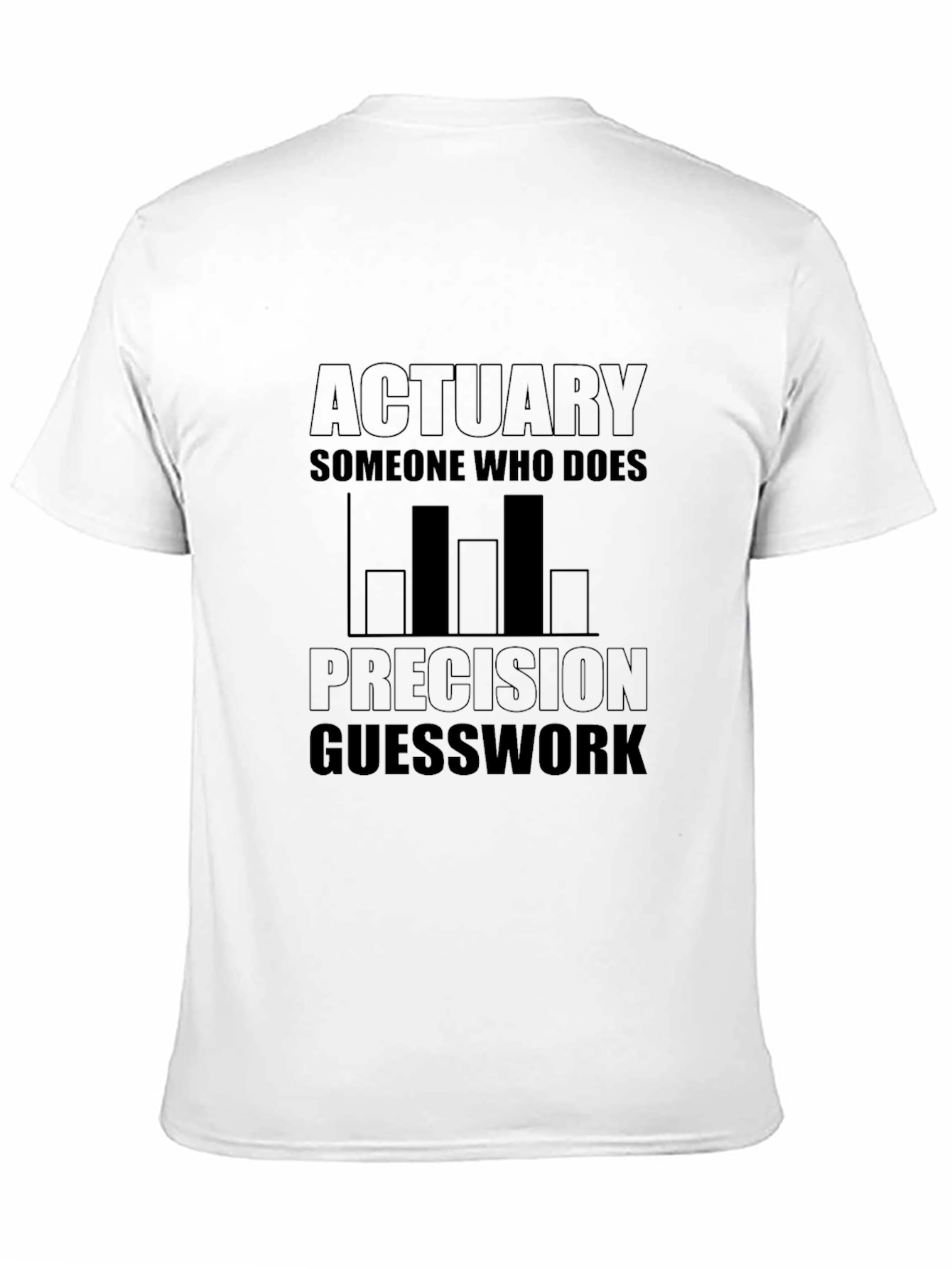 Actuary Precision Guesswork Black T-Shirt
