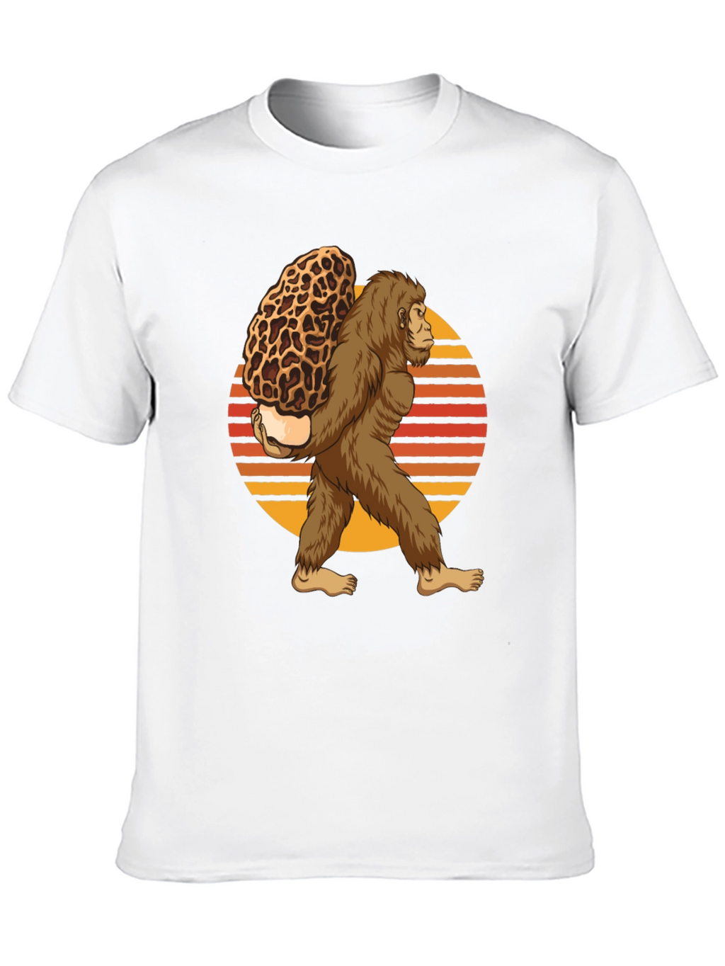 Bigfoot Morel Mushroom T-Shirt