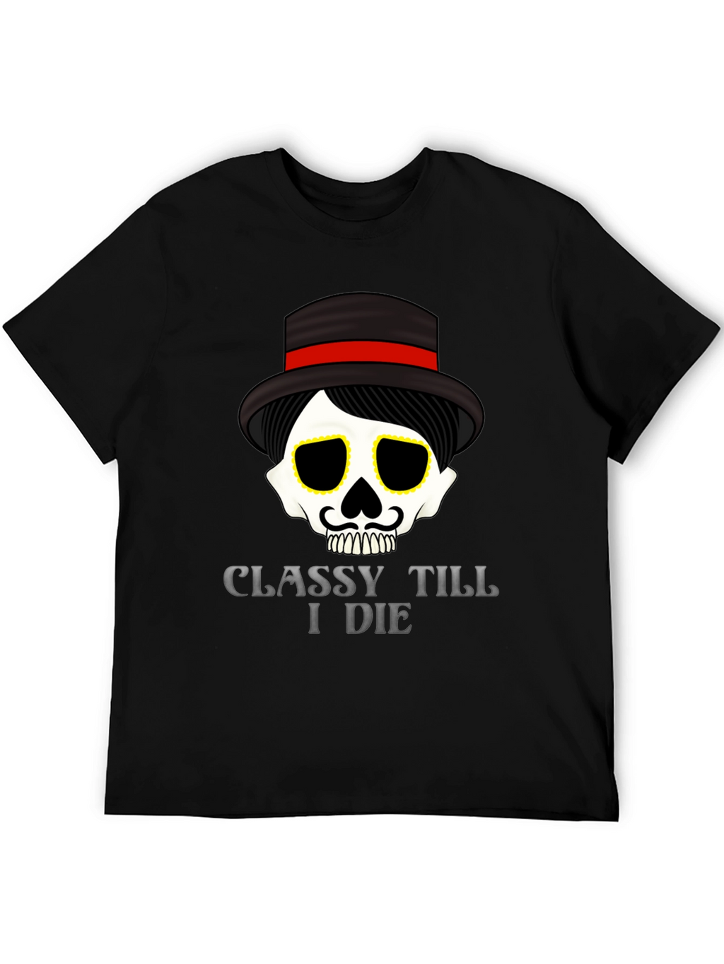 Classy Till I Die Graphic Tee - Black