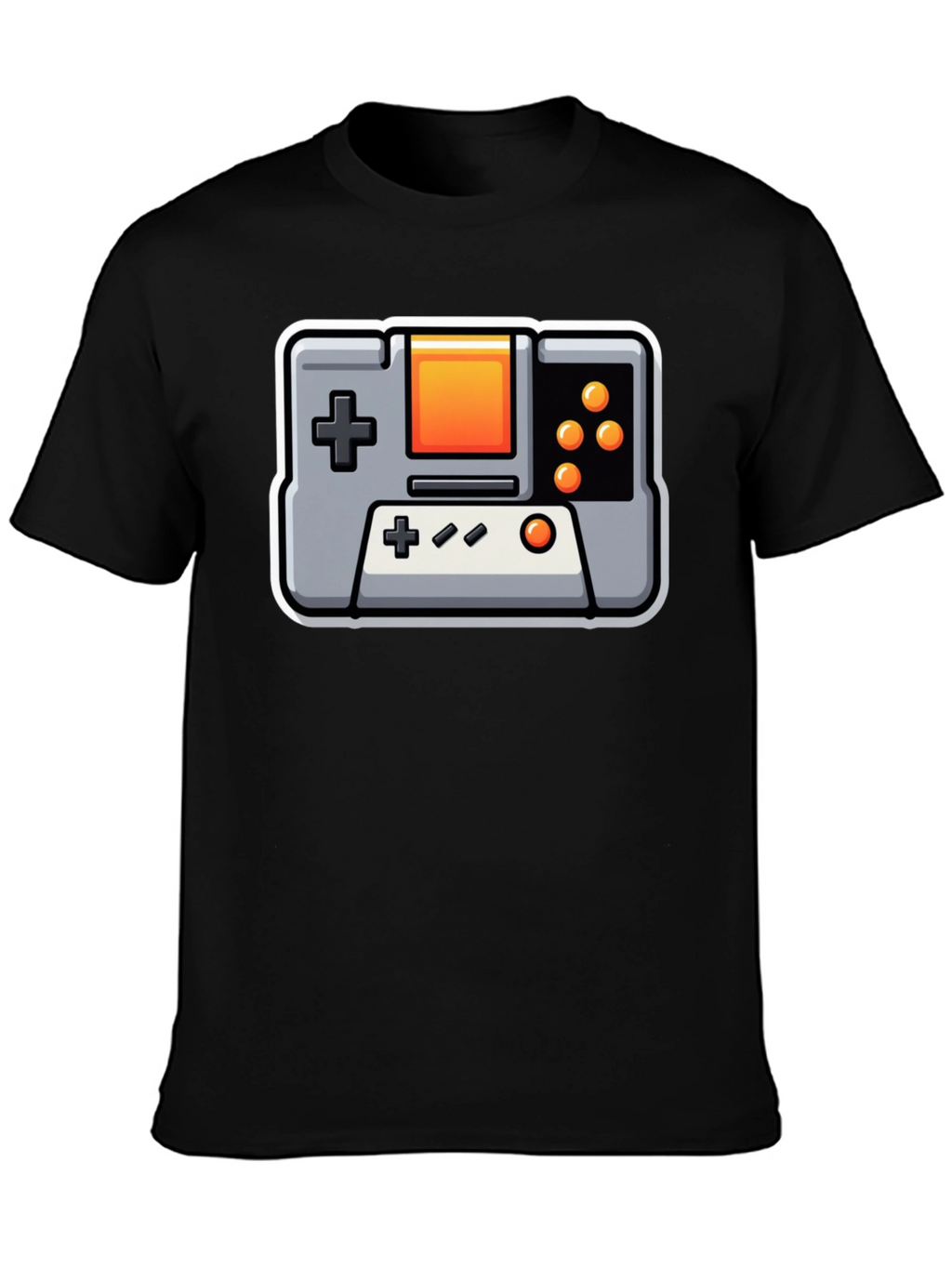 Retro Gaming T-Shirt - Black Controller Design