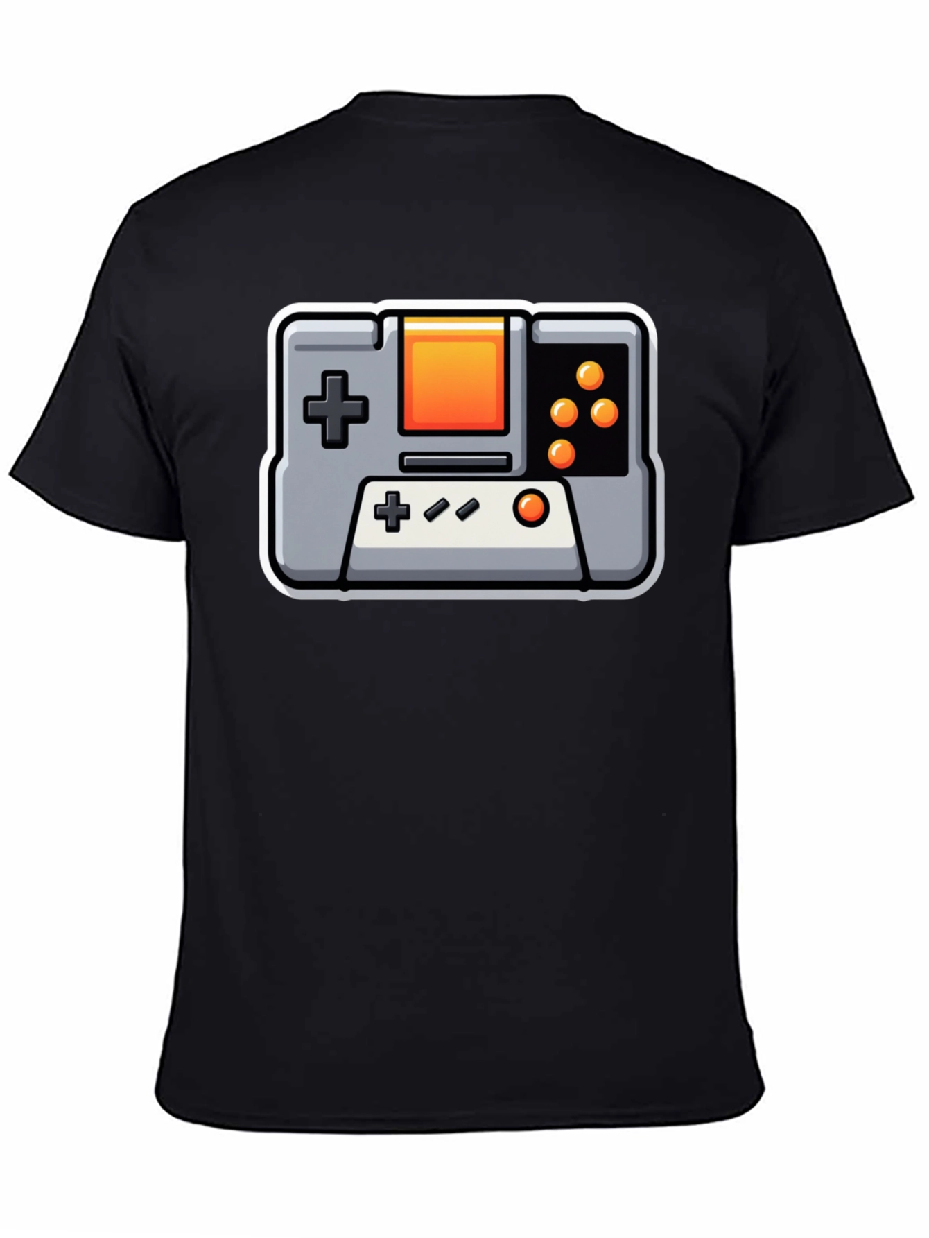 Retro Gaming T-Shirt - Black Controller Design