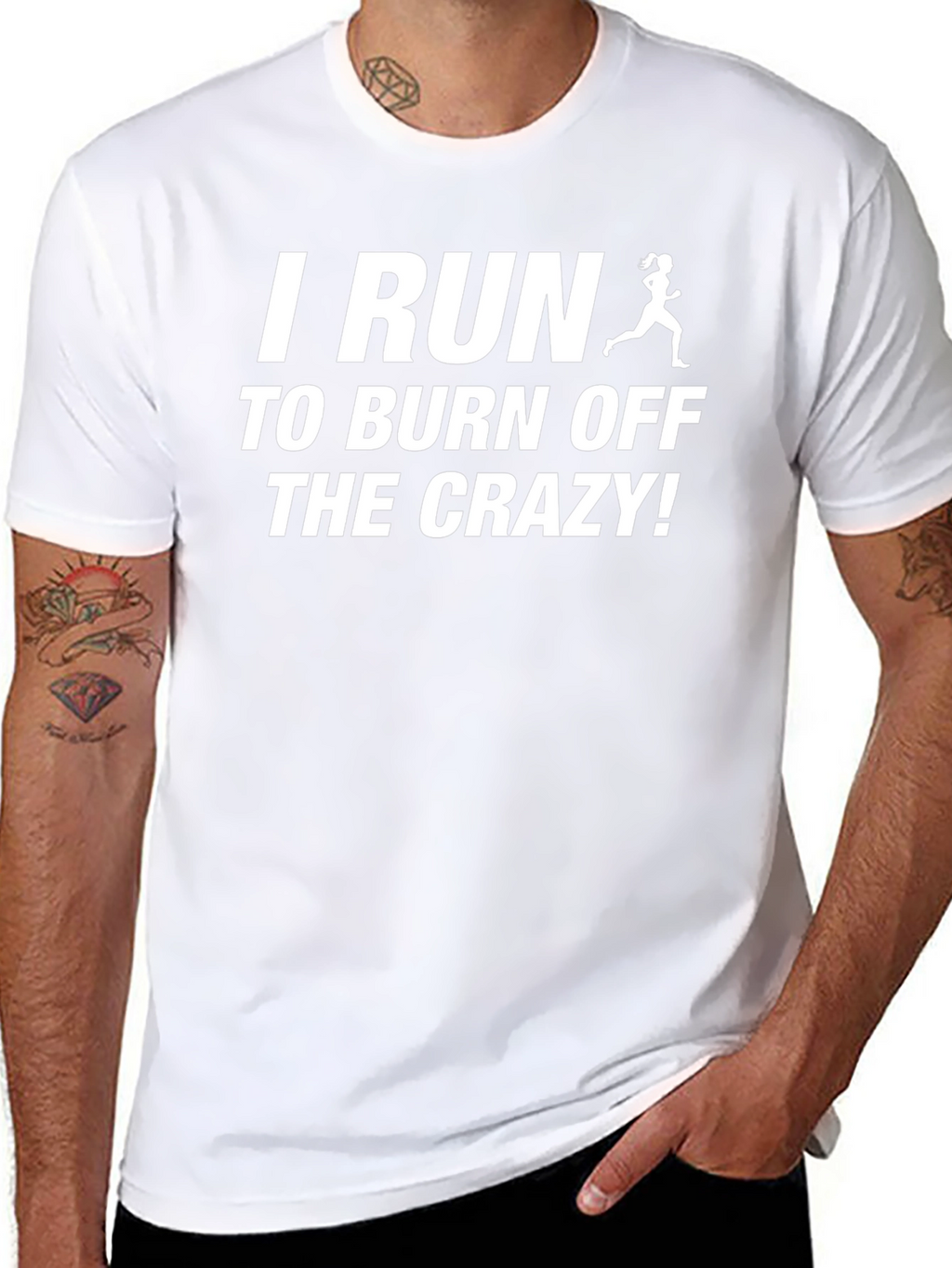 I Run to Burn Off the Crazy T-Shirt
