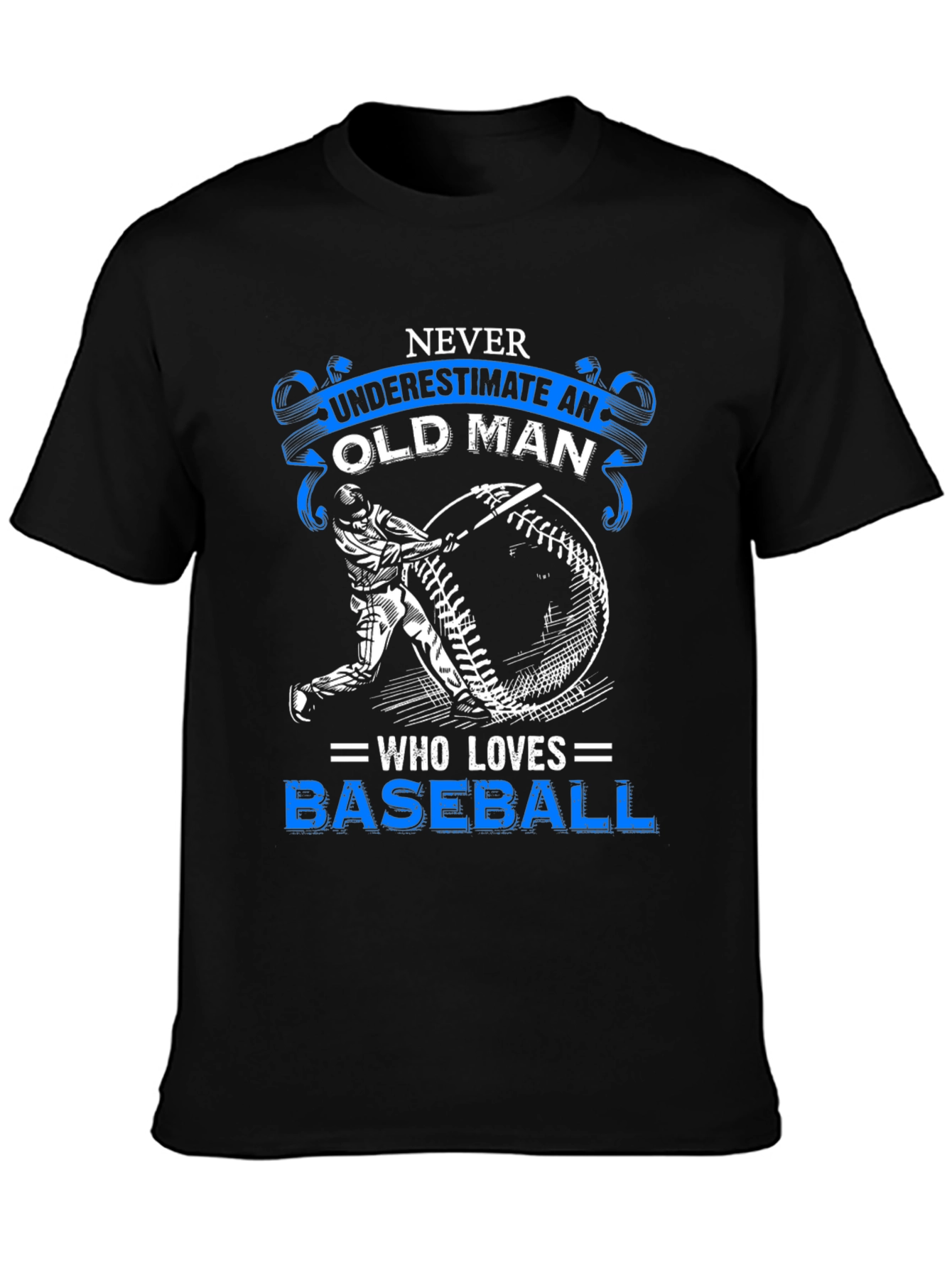 Baseball Old Man T-Shirt