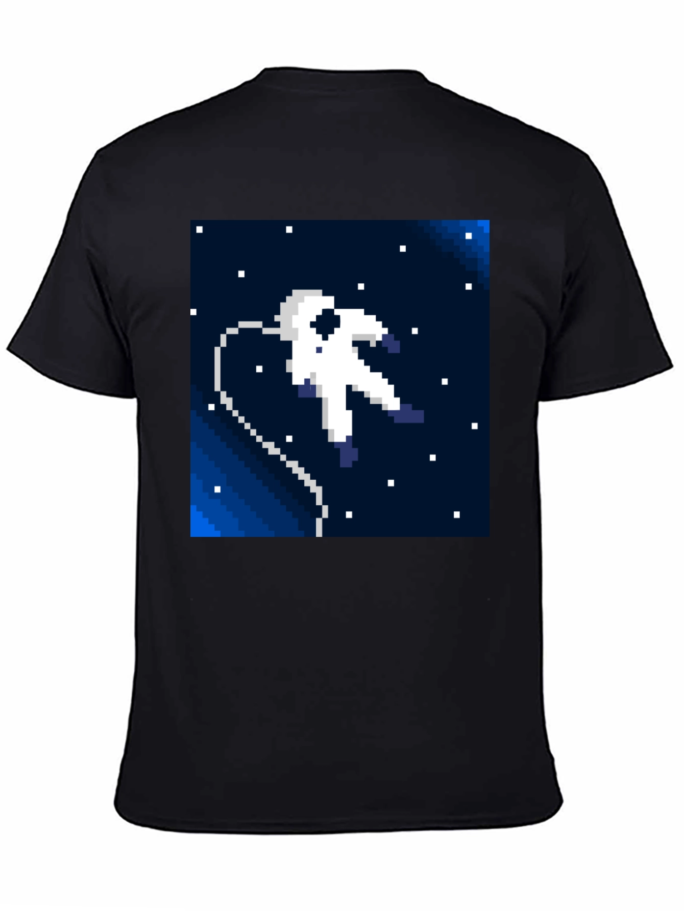 Pixel Astronaut T-Shirt - Retro Space Style