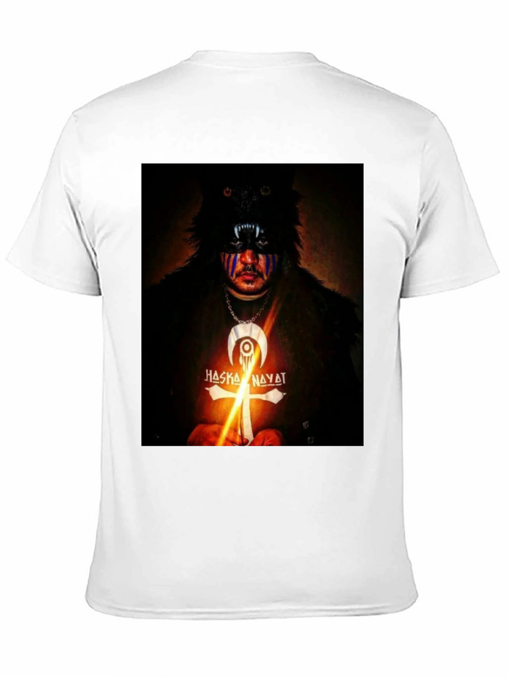 Wolf Mask Graphic Tee - Haska Nayat